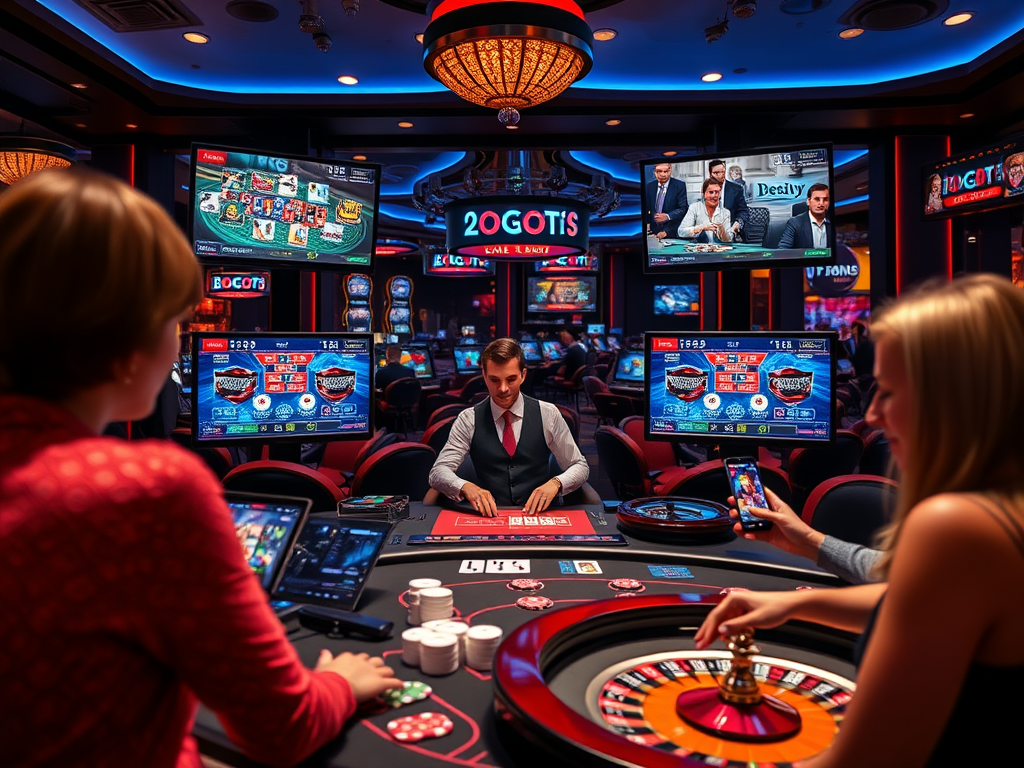 fais une image pour ça : Pourquoi les Casinos en Ligne avec Croupiers en Direct Redéfinissent l’Expérience de Jeu